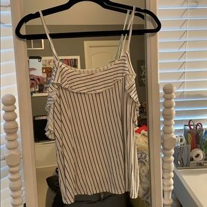 American Eagle open shoulder flowy tank